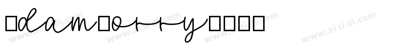AdamGorry字体转换