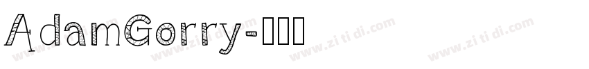 AdamGorry字体转换
