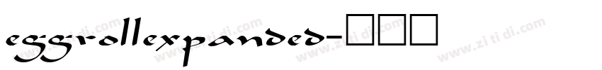 eggrollexpanded字体转换