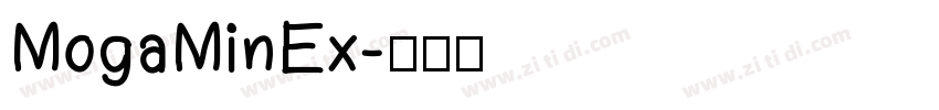 MogaMinEx字体转换