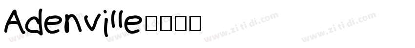 Adenville字体转换