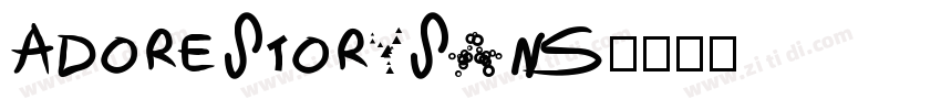 AdoreStorySans字体转换