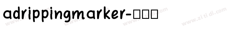 adrippingmarker字体转换
