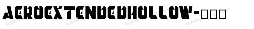 AEROEXTENDEDHOLLOW字体转换