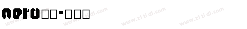 aero普通字体转换