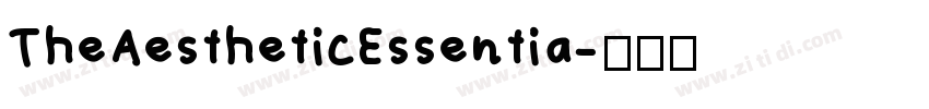 TheAestheticEssentia字体转换