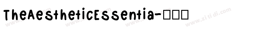 TheAestheticEssentia字体转换