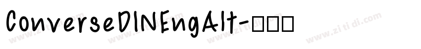 ConverseDINEngAlt字体转换