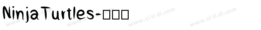 NinjaTurtles字体转换