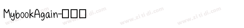 MybookAgain字体转换