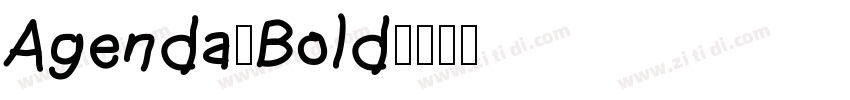 Agenda-Bold字体转换