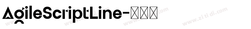 AgileScriptLine字体转换