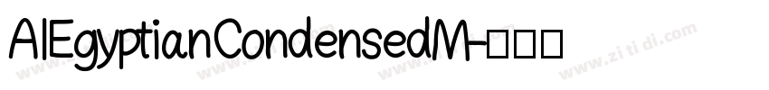 AIEgyptianCondensedM字体转换