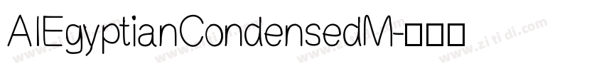 AIEgyptianCondensedM字体转换