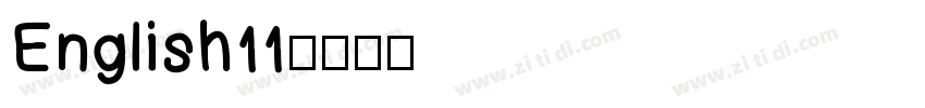 English11字体转换