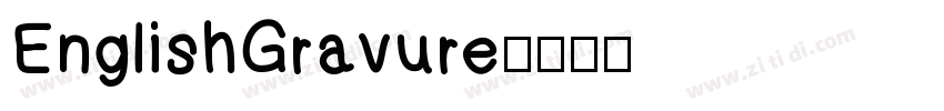 EnglishGravure字体转换