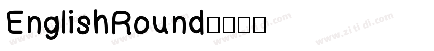EnglishRound字体转换