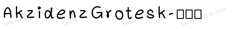 AkzidenzGrotesk字体转换