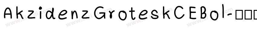 AkzidenzGroteskCEBol字体转换 AkzidenzGroteskCEBol字体转换