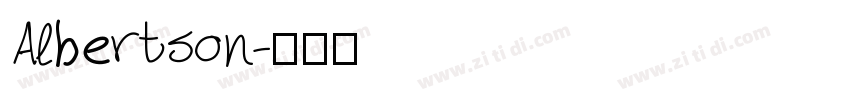Albertson字体转换