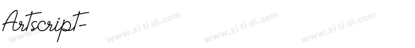 Artscript字体转换
