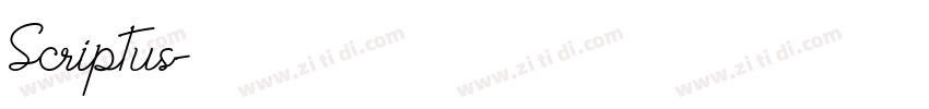 Scriptus字体转换