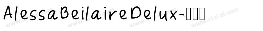 AlessaBeilaireDelux字体转换