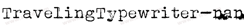 TravelingTypewriter字体转换