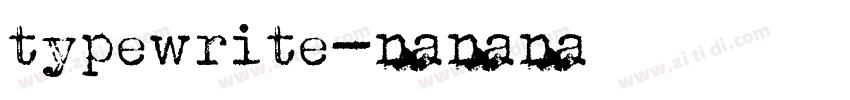 typewrite字体转换