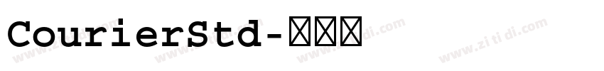 CourierStd字体转换