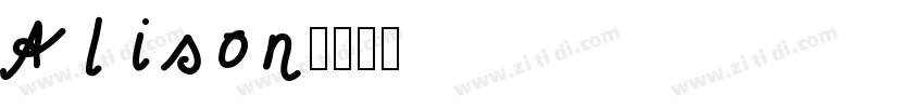 Alison字体转换
