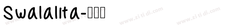 Swalalita字体转换