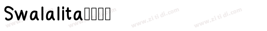 Swalalita字体转换