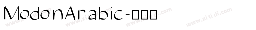 ModonArabic字体转换