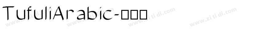 TufuliArabic字体转换