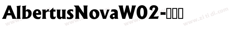 AlbertusNovaW02字体转换