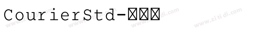 CourierStd字体转换