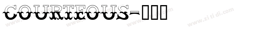 Courteous字体转换