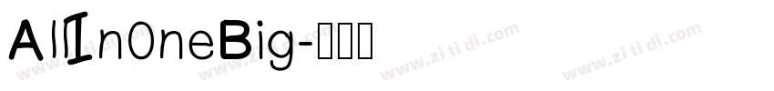AllIn0neBig字体转换