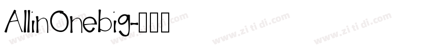 AllinOnebig字体转换