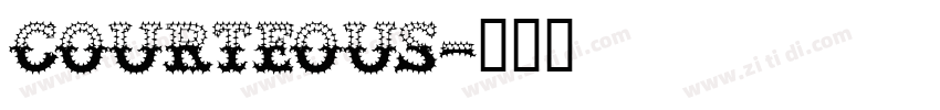 Courteous字体转换