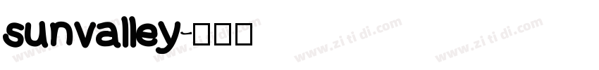 sunvalley字体转换