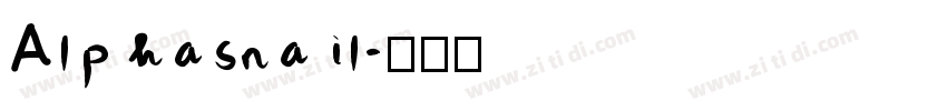 Alphasnail字体转换