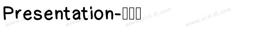 Presentation字体转换