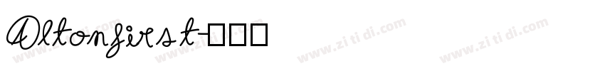 Altonfirst字体转换