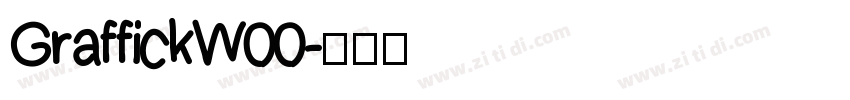 GraffickW00字体转换