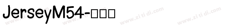JerseyM54字体转换