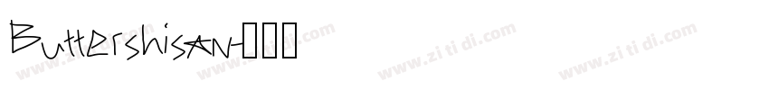 Buttershisan字体转换