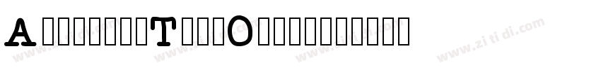AmericanTypeOut字体下载字体转换
