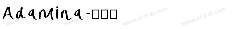 Adamina字体转换